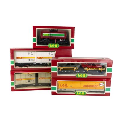 Sale Photo Thumbnail #134: L.G.B. G-Scale Railway Car Assortment
