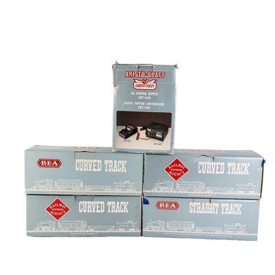 Sale Photo Thumbnail #101: REA Curved & Straight 12" Train Track & DC Power