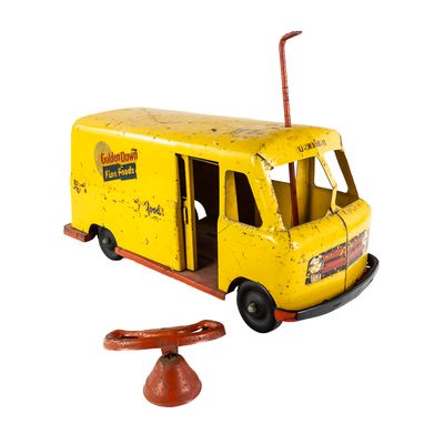 Sale Photo Thumbnail #58: Roberts "Golden Dawn Fine Foods" Ride On Toy Van
