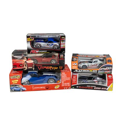 Sale Photo Thumbnail #83: (5) NIB Dodge Viper Remote Control Cars