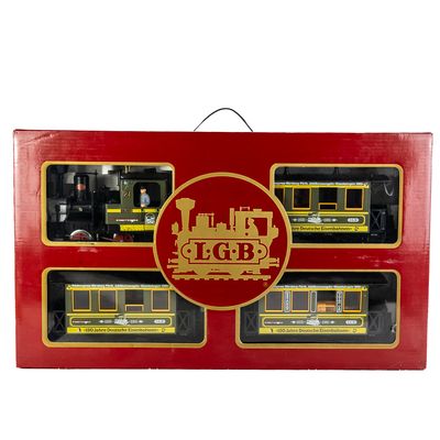 Sale Photo Thumbnail #103: LGB 20533 Green Schweiger G Scale 150th Ann. Train