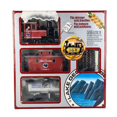 Sale Photo Thumbnail #104: LGB 25401 Lake George & Boulder Train Set w Box