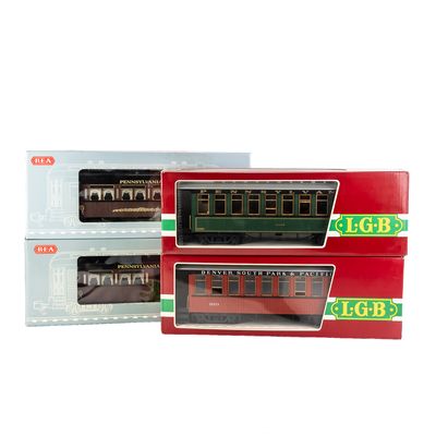 Sale Photo Thumbnail #116: 4 Denver South Park & Pennsylvania G Scale RR Cars