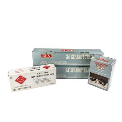 Sale Photo Thumbnail #118: (2) 24" REA Straight G Scale Train Track & Power