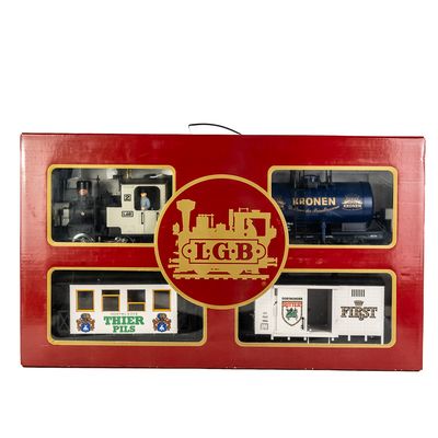 Sale Photo Thumbnail #119: LGB 20536 Dortmund Beer Train G Scale Set w Box