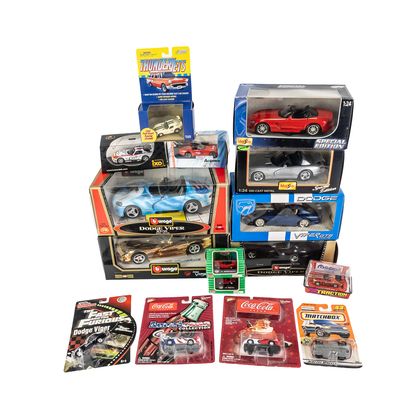 Sale Photo Thumbnail #8: (16) NIB Dodge Viper Die Cast Model Car Assortment