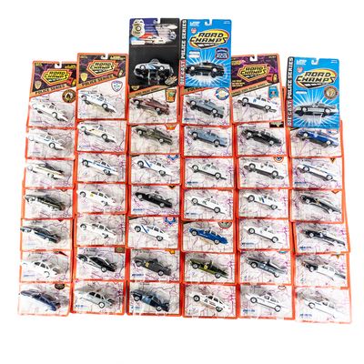 Sale Photo Thumbnail #24: (44) NIB Road Champs Die Cast Police Squad Cars