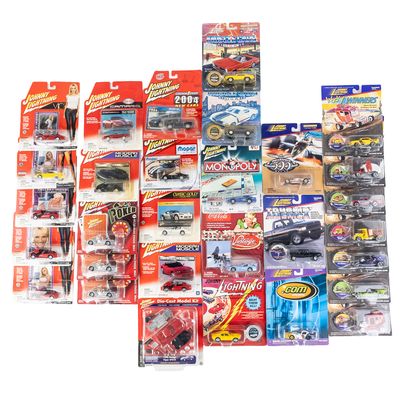 Sale Photo Thumbnail #39: (30) NIB Johnny Lightning Diecast Collector Cars