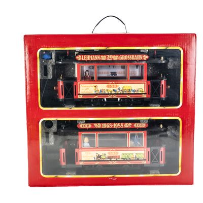 Sale Photo Thumbnail #137: 1968-1988 LGB Lehmann Grossbahn Trolley Set in Box