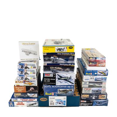 Sale Photo Thumbnail #34: Collection of (24) Assorted Airplane Models