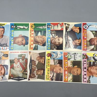 Sale Photo Thumbnail #126: (Lot Of 12) 1960 Topps Stars & HOFers