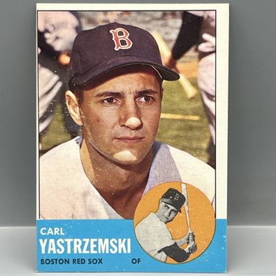 Sale Photo Thumbnail #42: 1963 Topps #115 Carl Yastrzemski (HOF) / Red Sox