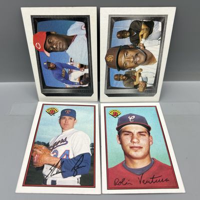 Sale Photo Thumbnail #44: (4) 1989 Bowman Baseball Star Player Cards - Ken Griffey Jr Rookie Year