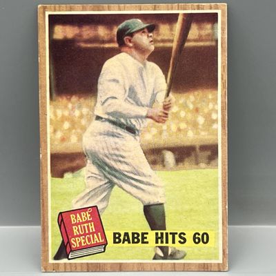 Sale Photo Thumbnail #30: 1962 Topps #139 Babe Hits 60 / Babe Ruth