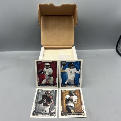 Sale Photo Thumbnail #10: 2015 Bowman Football Complete Set W/ Jameis Winston RC, Marcus Mariota RC, Stefon Diggs RC, & Amari Cooper RC