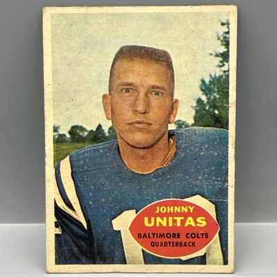 Sale Photo Thumbnail #125: 1960 Topps Johnny Unitas #1