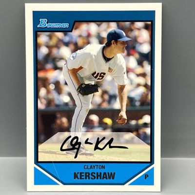 Sale Photo Thumbnail #106: 2007 Bowman Paper Clayton Kershaw RC #BDPP77