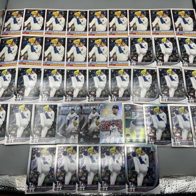 Sale Photo Thumbnail #153: (42) Roki Sasaki Baseball Rookie Cards W/ Refractors