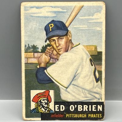 Sale Photo Thumbnail #122: 1953 Topps Ed O'Brien High Number #249