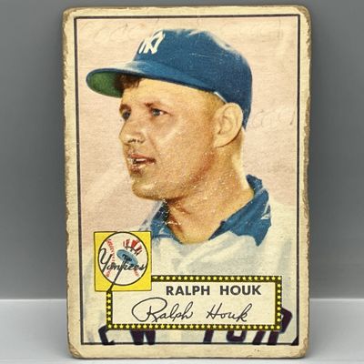 Sale Photo Thumbnail #110: 1952 Topps Ralph Houk #200