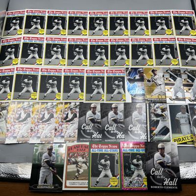 Sale Photo Thumbnail #121: (40+) Assorted Modern Roberto Clemente Baseball Insert Cards