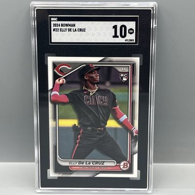 Sale Photo Thumbnail #197: 2024 Bowman Paper Elly De La Cruz RC #22 SGC Gem Mint 10