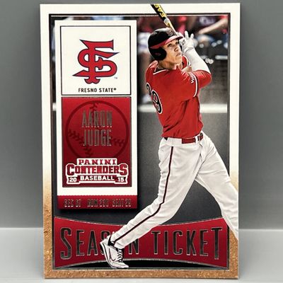 Sale Photo Thumbnail #163: 2015 Panini Contenders Aaron Judge Season Ticket Prospect/RC #3