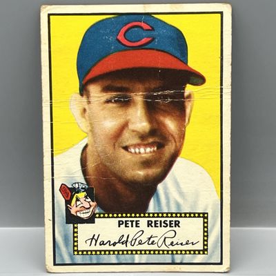 Sale Photo Thumbnail #107: 1952 Topps Pete Reiser #189