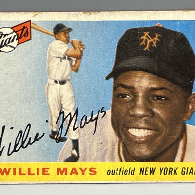 Sale Photo Thumbnail #32: 1955 Topps Willie Mays #194
