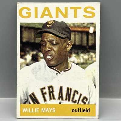 Sale Photo Thumbnail #6: 1964 Topps #150 Willie Mays (HOF) / Giants