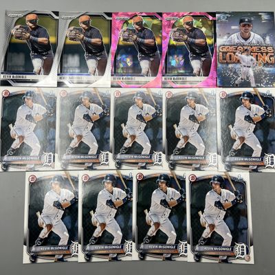 Sale Photo Thumbnail #67: (14) Kevin McGonigle Rookie & Prospect Baseball Cards