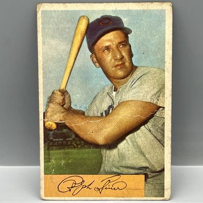 Sale Photo Thumbnail #23: 1954 Bowman Ralph Kiner #45