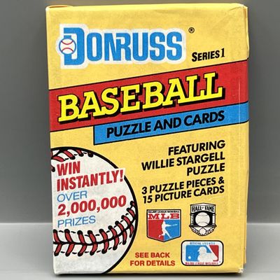 Sale Photo Thumbnail #80: 1991 Donruss Series One Baseball Unopened Wax Pack