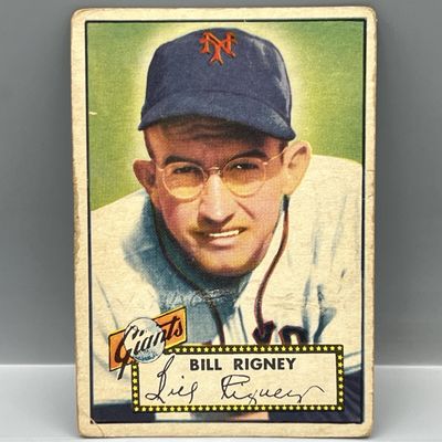 Sale Photo Thumbnail #98: 1952 Topps Bill Rigney #125