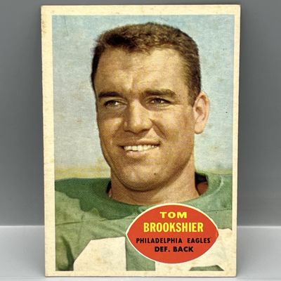 Sale Photo Thumbnail #134: 1960 Topps Tom Brookshier #89
