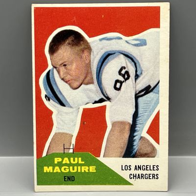 Sale Photo Thumbnail #128: 1960 Fleer Paul Maguire #128