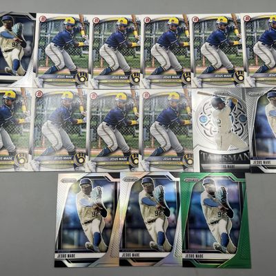 Sale Photo Thumbnail #146: (15) Jesus Made Prospect & Rookie Baseball Cards W/ Refractors