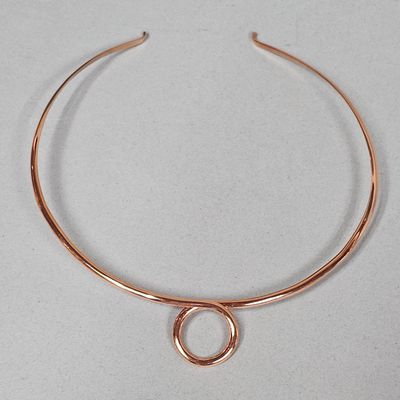 Sale Photo Thumbnail #174: Jay King Copper Torque Necklace 18.4 Grams