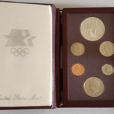 Sale Photo Thumbnail #499: US Mint 1984-S Olympic Prestige Proof Set
