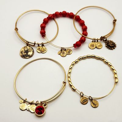Sale Photo Thumbnail #357: Alex and Ani Gold-Tone Bangle Collection