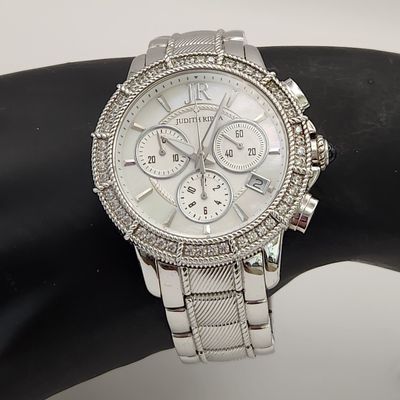 Sale Photo Thumbnail #314: Judith Ripka Stainless Chronograph Watch