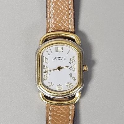 Sale Photo Thumbnail #86: Hermes Rallye Two-Tone Ladies Wristwatch