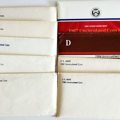Sale Photo Thumbnail #498: US Mint Uncirculated Coin Set Collection