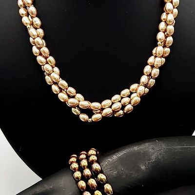 Sale Photo Thumbnail #337: Honora Pearl Necklace & Bracelet