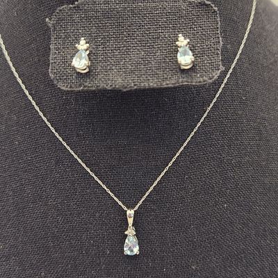 Sale Photo Thumbnail #270: 950 Platinum Aquamarine Set 3.3 Grams