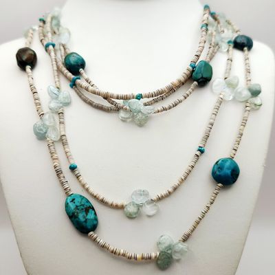 Sale Photo Thumbnail #334: Jay King Sterling & Turquoise Necklace