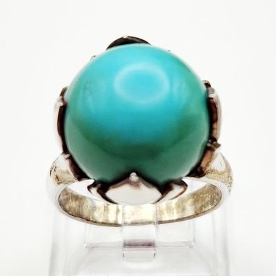 Sale Photo Thumbnail #238: Barse Sterling Turquoise Ring 9.1 Grams