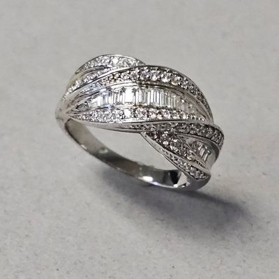 Sale Photo Thumbnail #429: Victoria Wieck Sterling Cocktail Ring 5.1 Grams