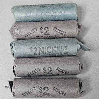 Sale Photo Thumbnail #39: Sattley Royal Bank & Brandt Nickel Rolls