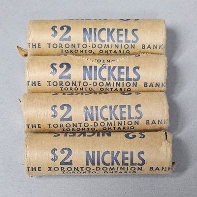 Sale Photo Thumbnail #34: Toronto-Dominion Bank Canadian Nickel Rolls